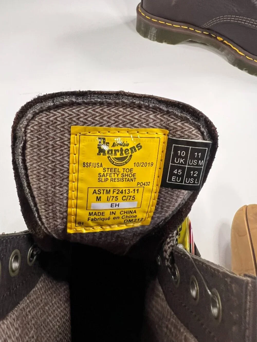 🥾 Brand New in Box: Dr. Martens Icon 7B10 Steel Toe Work Boots